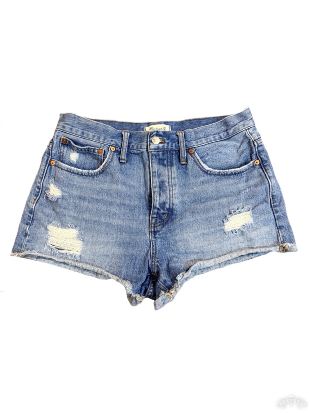 Madewell Women’s Relaxed High Rise Denim Shorts